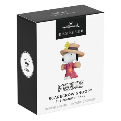 Mini The Peanuts® Gang Scarecrow Snoopy Ornament, 1.25