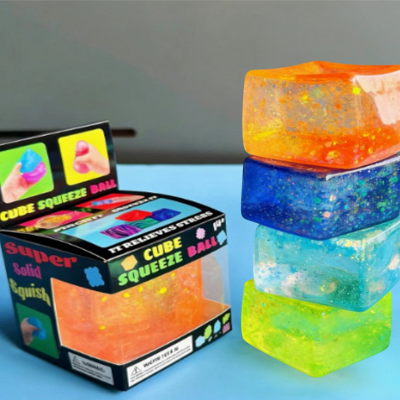 Jellium Glitter Block