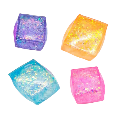 Jellium Glitter Cube