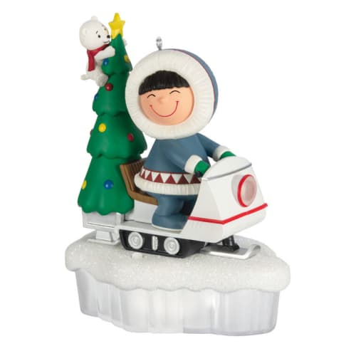 Frosty Friends Tree Delivery Ornament With Light