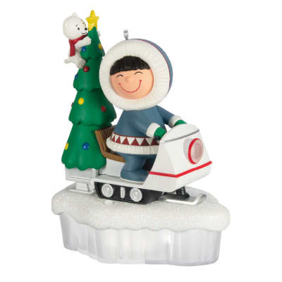 Frosty Friends Tree Delivery Ornament With Light