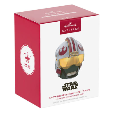 Mini Star Wars™ Red Five Rebel Pilot ShowToppers Musical Tree Topper With Light, 3