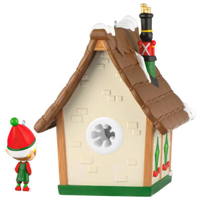 Welcome to Elfville Tony's Toys Ornaments, Set of 2