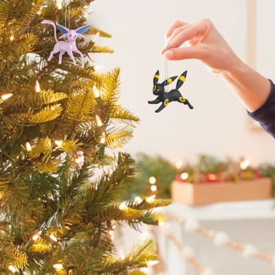 Pokémon Espeon and Umbreon Ornaments, Set of 2