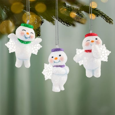 Mini Sweet Lil' Snow Angels Ornaments, Set of 3