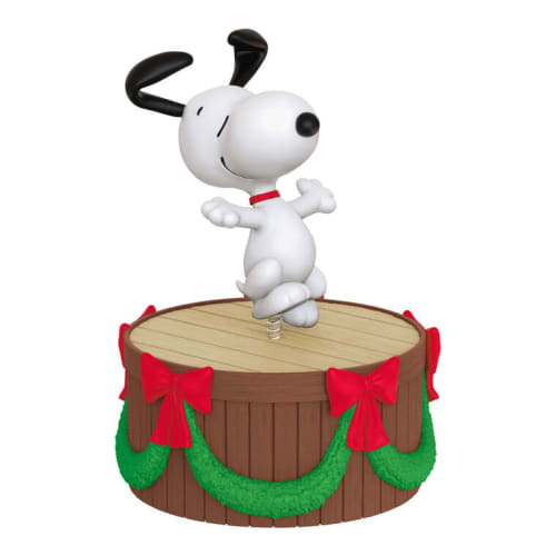 Mini The Peanuts® Gang Dancing Snoopy ShowToppers Musical Tree Topper With Light, 4
