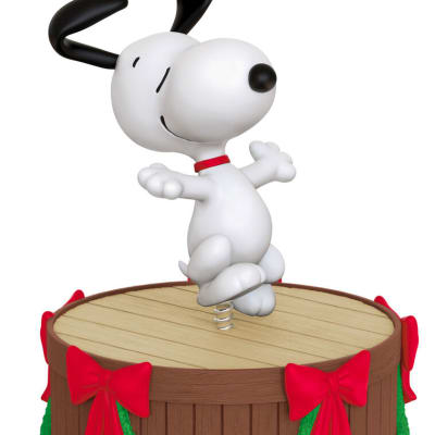 Mini The Peanuts® Gang Dancing Snoopy ShowToppers Musical Tree Topper With Light, 4
