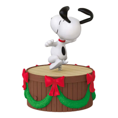 Mini The Peanuts® Gang Dancing Snoopy ShowToppers Musical Tree Topper With Light, 4