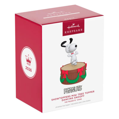 Mini The Peanuts® Gang Dancing Snoopy ShowToppers Musical Tree Topper With Light, 4
