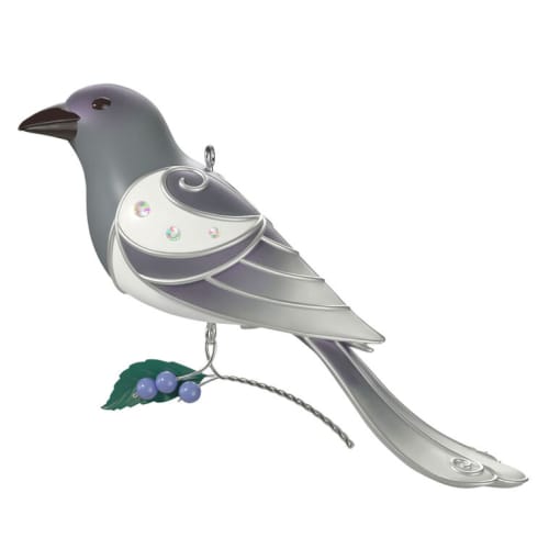 The Beauty of Birds Ghost Magpie Ornament