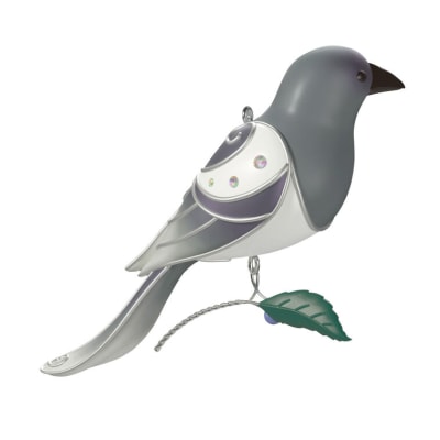 The Beauty of Birds Ghost Magpie Ornament