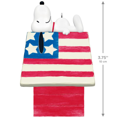 The Peanuts® Gang Patriotic Snoopy Ornament