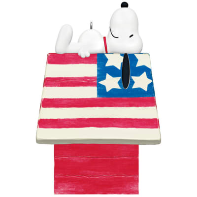 The Peanuts® Gang Patriotic Snoopy Ornament