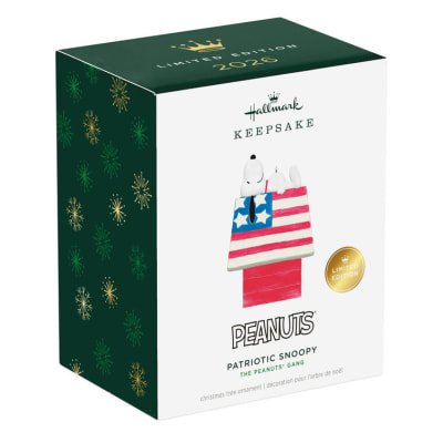The Peanuts® Gang Patriotic Snoopy Ornament
