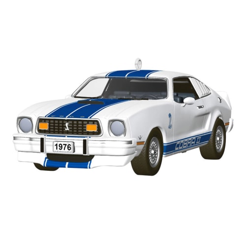 Classic American Cars 1976 Ford Mustang Cobra II 2026 Metal Ornament