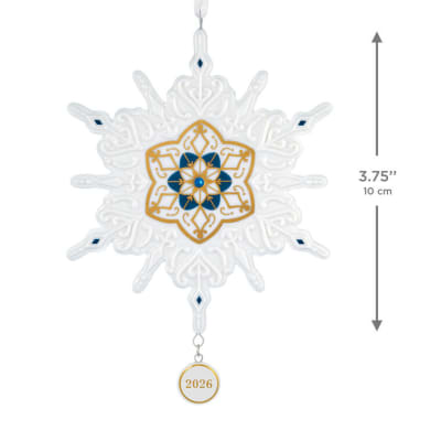 Snowflake 2026 Porcelain Ornament