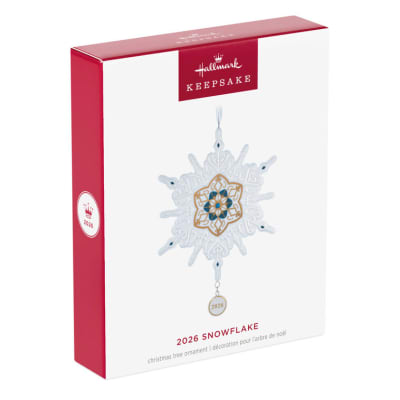 Snowflake 2026 Porcelain Ornament