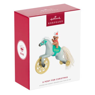 A Pony for Christmas 2026 Ornament