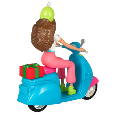 Barbie™ Fashionistas Doll and Scooter Ornament