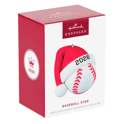 Baseball Star 2026 Ornament