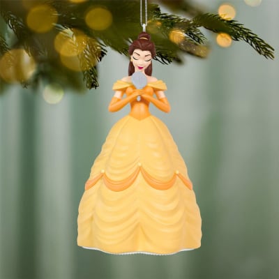 Disney Beauty and the Beast 35th Anniversary Belle With the Enchanted Mirror Ornament