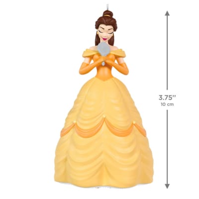 Disney Beauty and the Beast 35th Anniversary Belle With the Enchanted Mirror Ornament