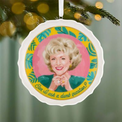 The Golden Girls Can I Ask a Dumb Question? Porcelain Ornament