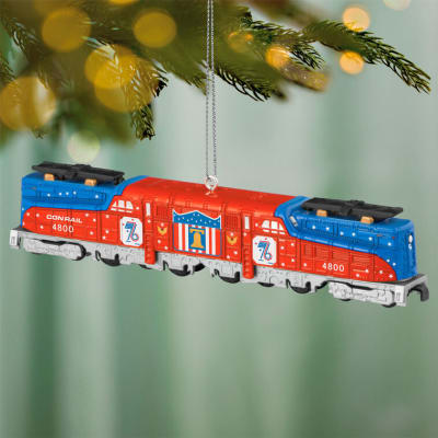 Lionel® Trains Conrail Bicentennial GG1 Locomotive Metal Ornament
