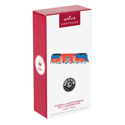 Lionel® Trains Conrail Bicentennial GG1 Locomotive Metal Ornament