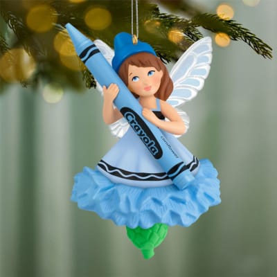Crayola Cornflower Fairy Ornament