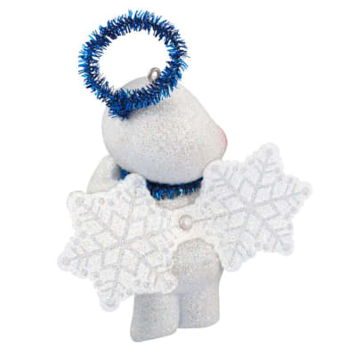 Cute Snow Angel With Bell Ornament