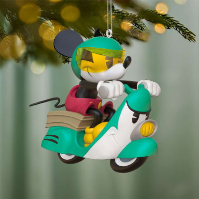 Disney Mickey Mouse Dashing All the Way Ornament