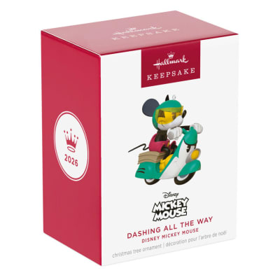 Disney Mickey Mouse Dashing All the Way Ornament