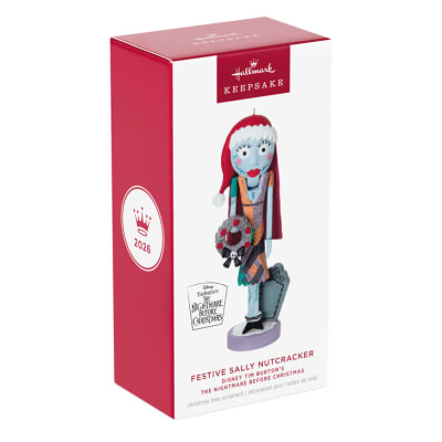 Disney Tim Burton's The Nightmare Before Christmas Festive Sally Nutcracker Ornament