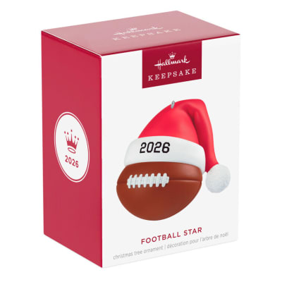 Football Star 2026 Ornament