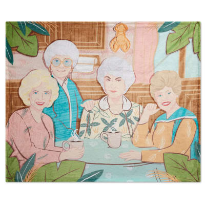 The Golden Girls at the Kitchen Table Throw Blanket, 50x60