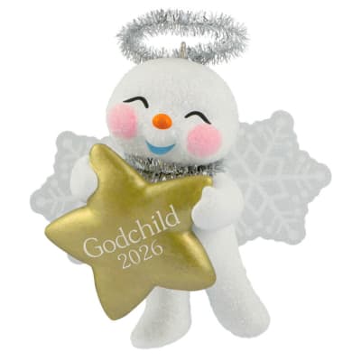 Granddaughter Snowman Sweater 2026 Ornament