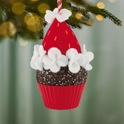 Christmas Cupcakes Ho-Ho-Holiday Sweetness Ornament