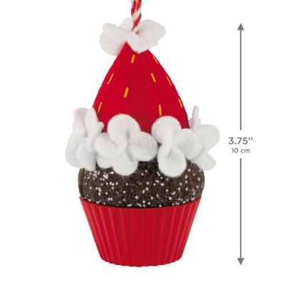 Christmas Cupcakes Ho-Ho-Holiday Sweetness Ornament