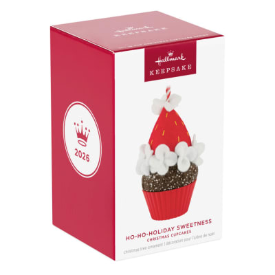 Christmas Cupcakes Ho-Ho-Holiday Sweetness Ornament
