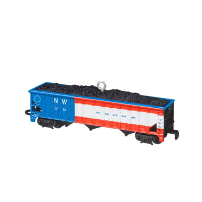 Lionel® Norfolk & Western Coal Hopper Metal Ornament