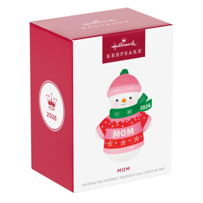 Mom Snowman 2026 Ornament