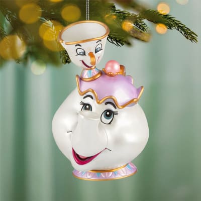 Disney Beauty and the Beast 35th Anniversary Mrs. Potts and Chip Ornament