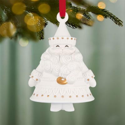 Stunning Santas Porcelain Ornament