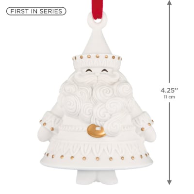 Stunning Santas Porcelain Ornament