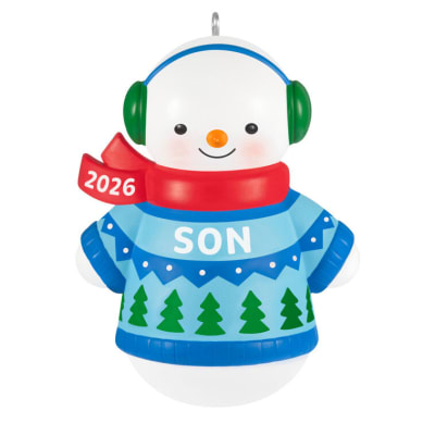 Son Snowman 2026 Ornament