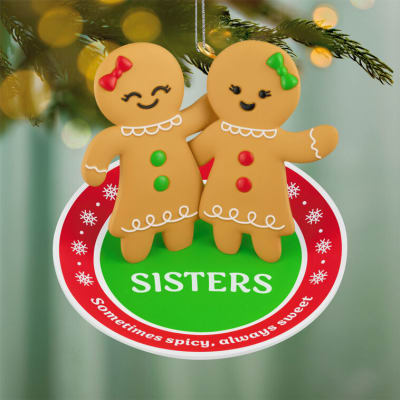 Sweet and Spicy Sisters Ornament