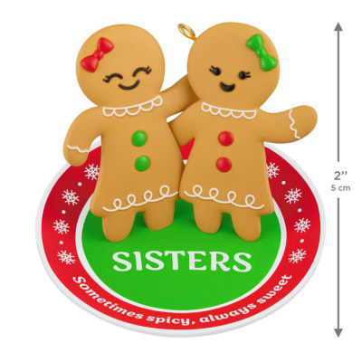 Sweet and Spicy Sisters Ornament