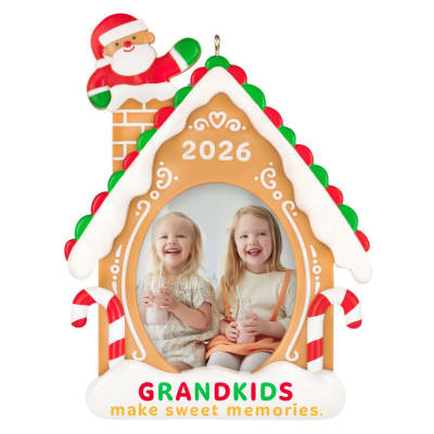 Sweet Grandkids 2026 Photo Frame Ornament