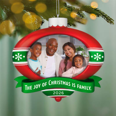 The Joy of Christmas 2026 Photo Frame Ornament